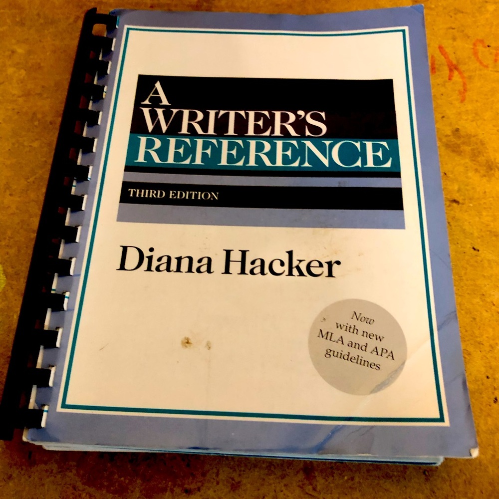 A Writer's Reference by Nancy Sommers and Diana Hacker (2010, Trade Paperback)